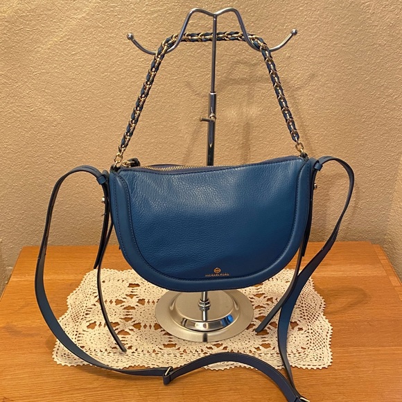 Michael Kors Blue Shoulder Bag - Picture 1 of 13